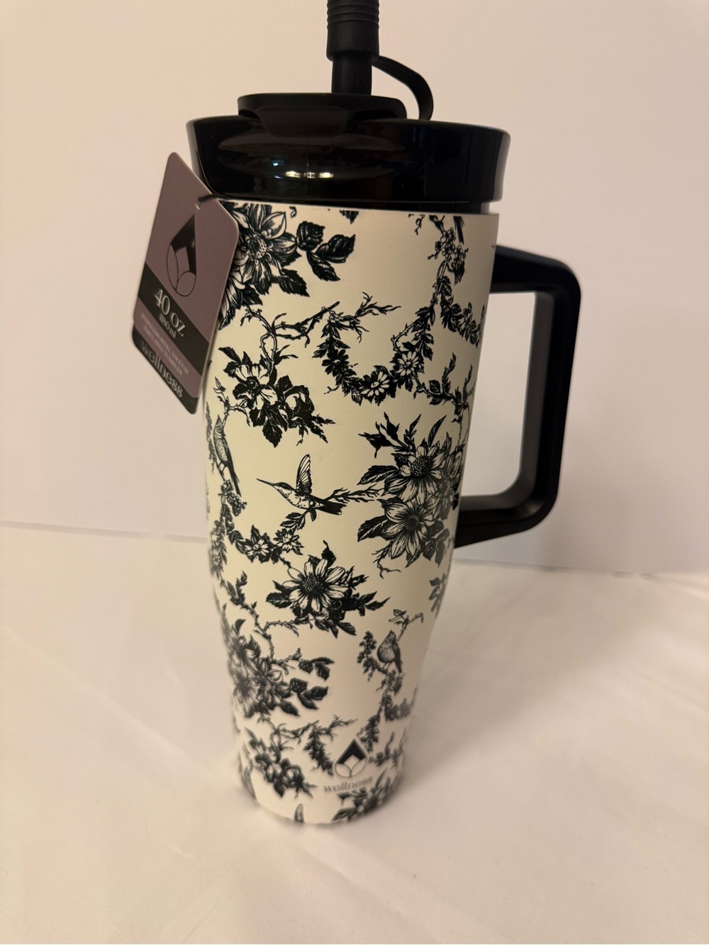 40 oz STAINLESS STEEL INSULATED TUMBLER 
Floral Travel Mug